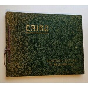 1920 CAIRO, Egypt 24 RARE Artistic Pictures in Heliogravure Hackley Library MI.